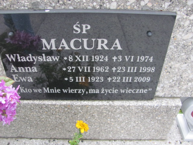 Ewa Macura Cieszyn ewangelicki - Grobonet - Wyszukiwarka osób pochowanych