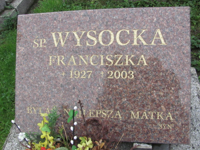 Wiesław Wysocki 1948 Cieszyn ewangelicki - Grobonet - Wyszukiwarka osób pochowanych