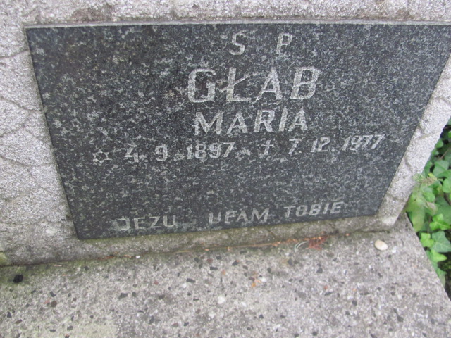 Maria Głąb Cieszyn ewangelicki - Grobonet - Wyszukiwarka osób pochowanych