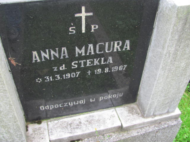 Anna Macura Cieszyn ewangelicki - Grobonet - Wyszukiwarka osób pochowanych