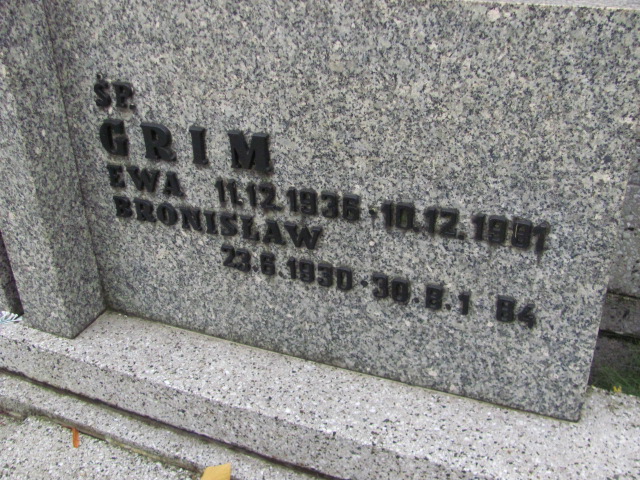 Ewa Grim Cieszyn ewangelicki - Grobonet - Wyszukiwarka osób pochowanych