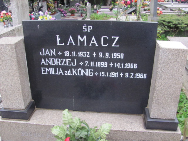 Andrzej Łamacz Cieszyn ewangelicki - Grobonet - Wyszukiwarka osób pochowanych