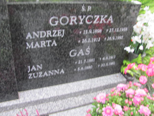 Marta Goryczka Cieszyn ewangelicki - Grobonet - Wyszukiwarka osób pochowanych