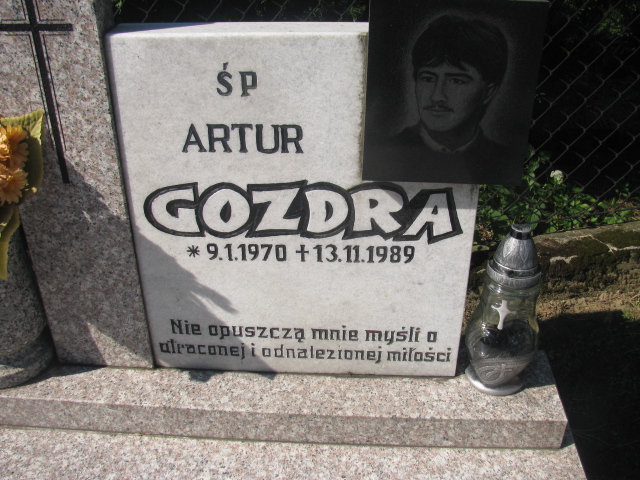 Artur Gozdra  1970 Cieszyn ewangelicki - Grobonet - Wyszukiwarka osób pochowanych
