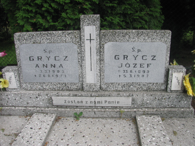 Anna Grycz 1903 Cieszyn ewangelicki - Grobonet - Wyszukiwarka osób pochowanych