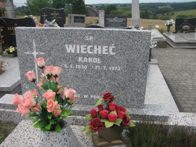 Karol Wiecheć  1930 Cieszyn ewangelicki - Grobonet - Wyszukiwarka osób pochowanych