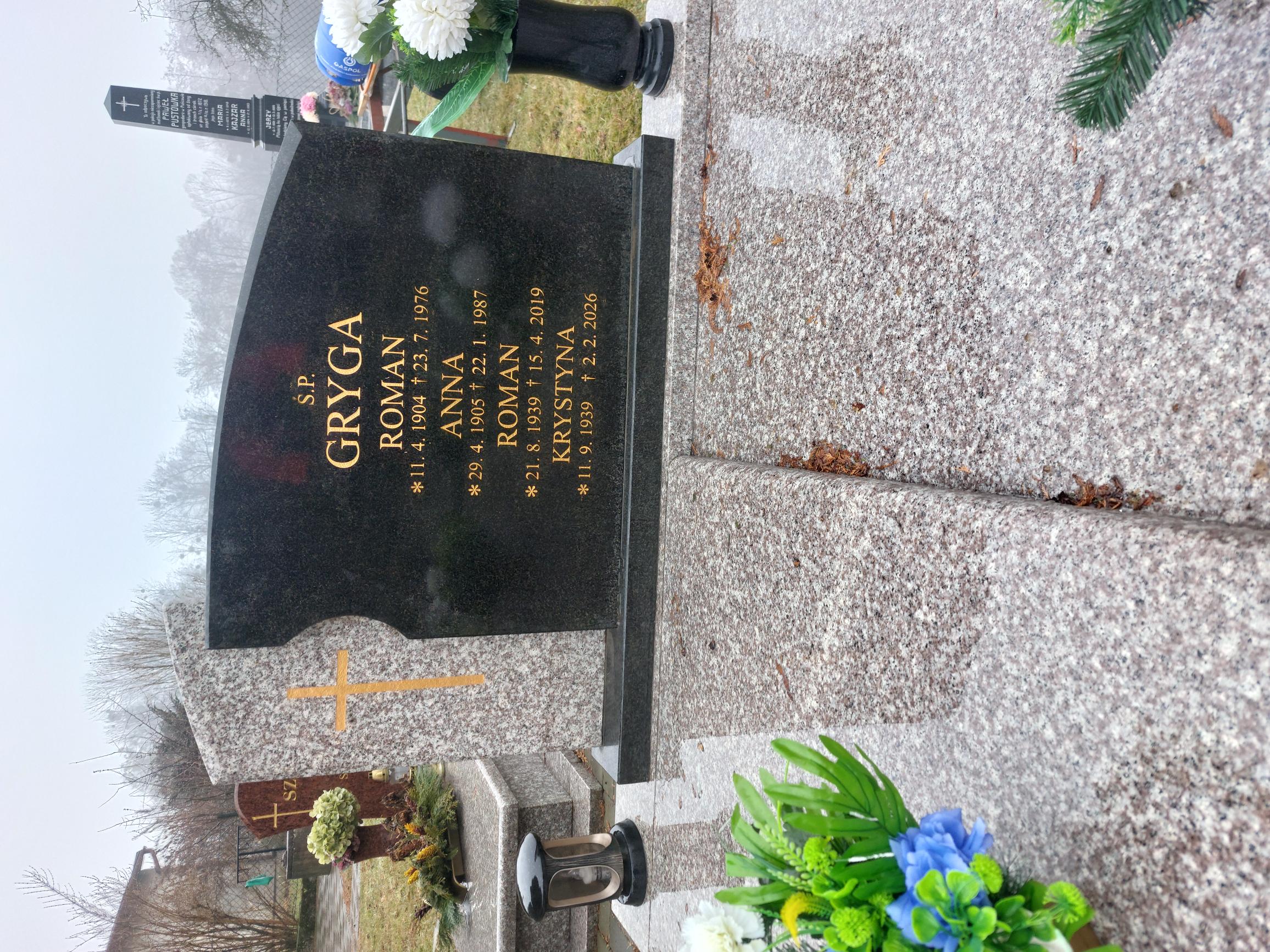 Grób Krystyna Gryga